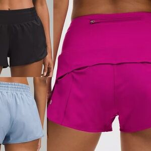 Lululemon Short Bundle - Speed Up and Hotty Hot (Size 0, like girls 10/12)